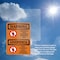 Signmission Hazardous Authorized Personnel Bilingual OSHA Warning Sign, Plastic, 7in W x 10in L, 2PK OS-2PACK-WS-P-710-L-12632 - alternate 6